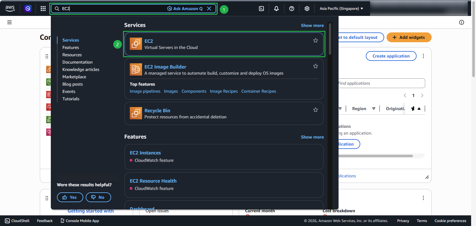 EC2 Console