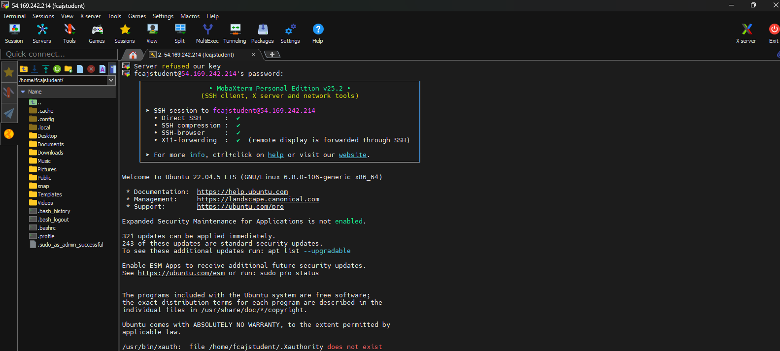 SSH Info