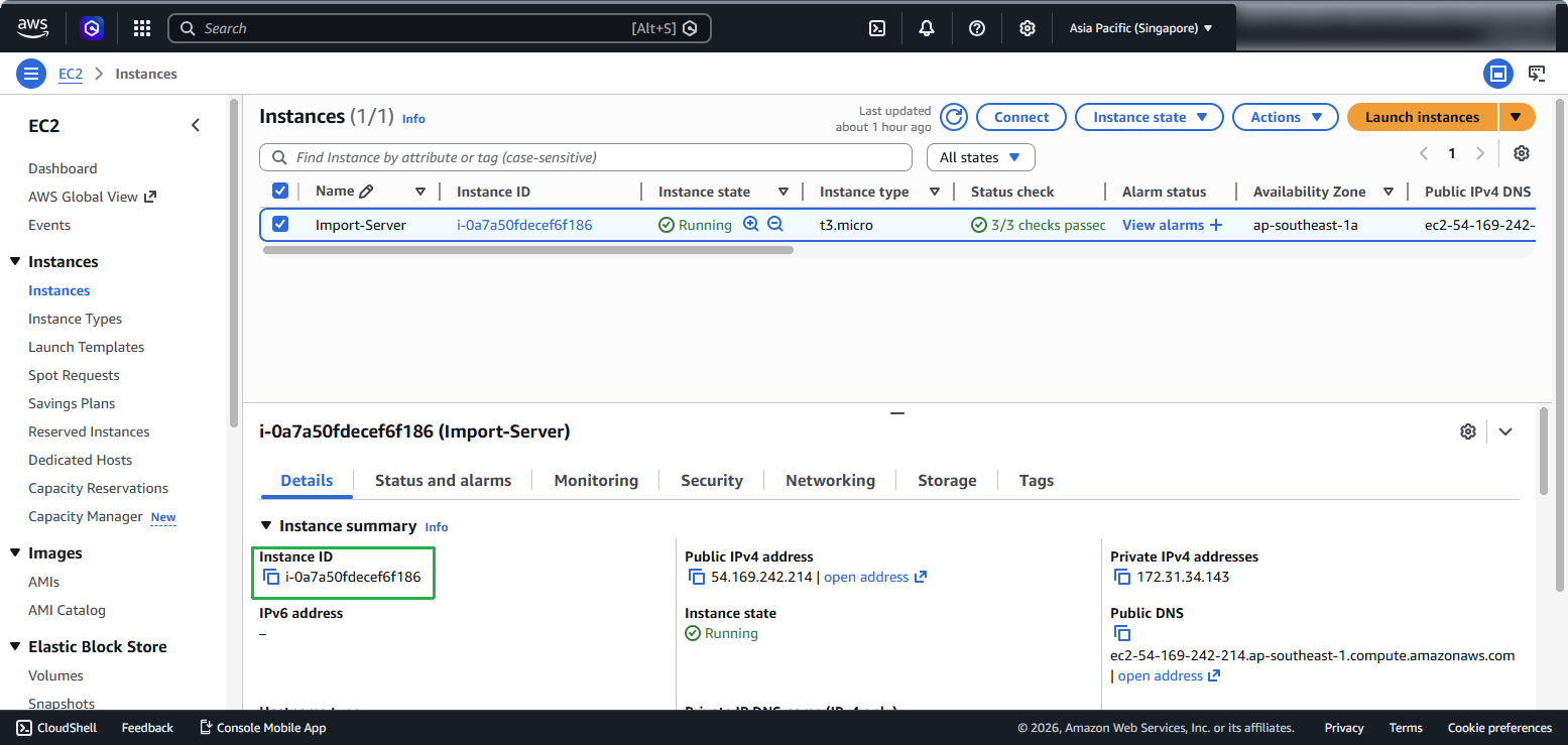 EC2 Console